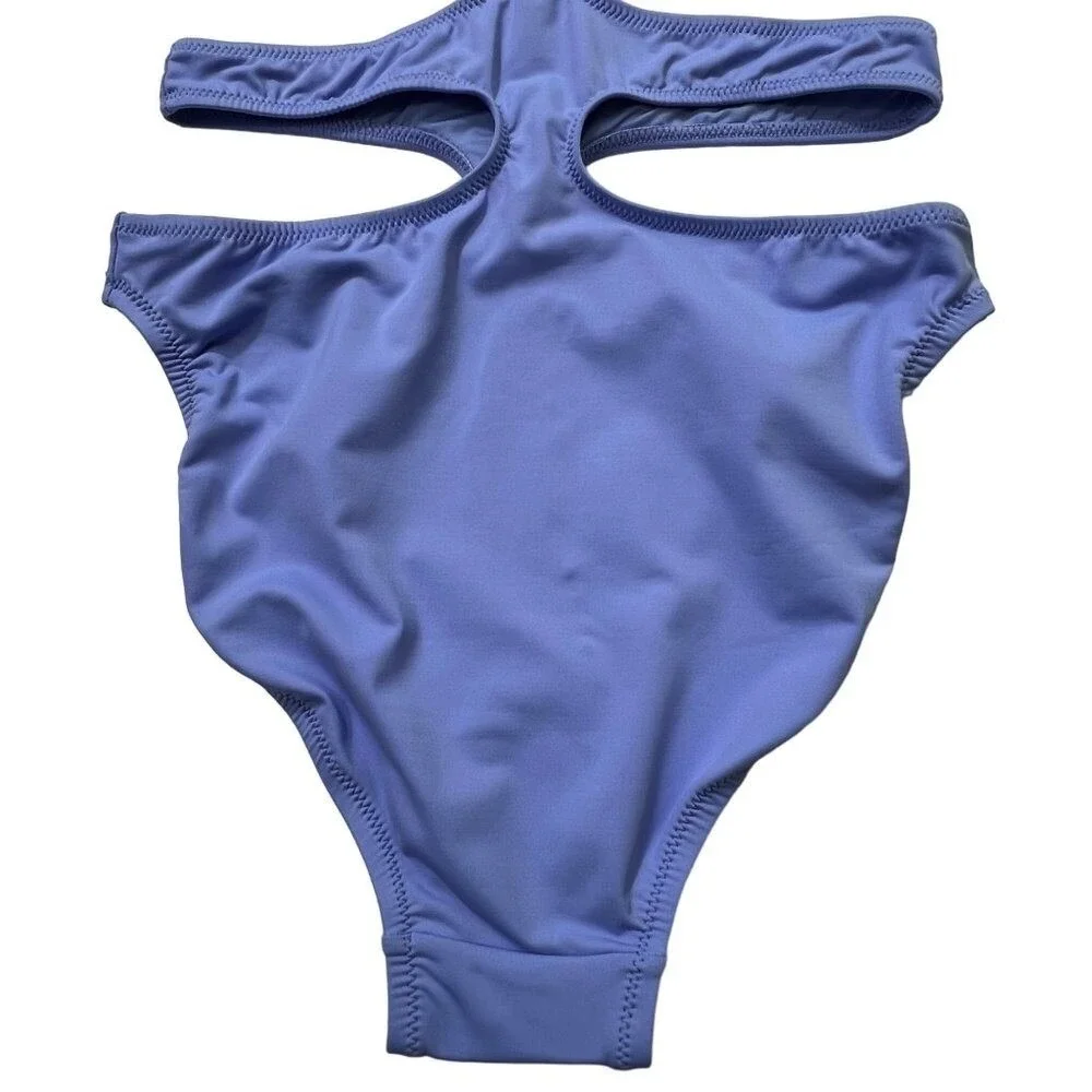 SKIMS Swim Tank Monokini Periwinkle Womens XS